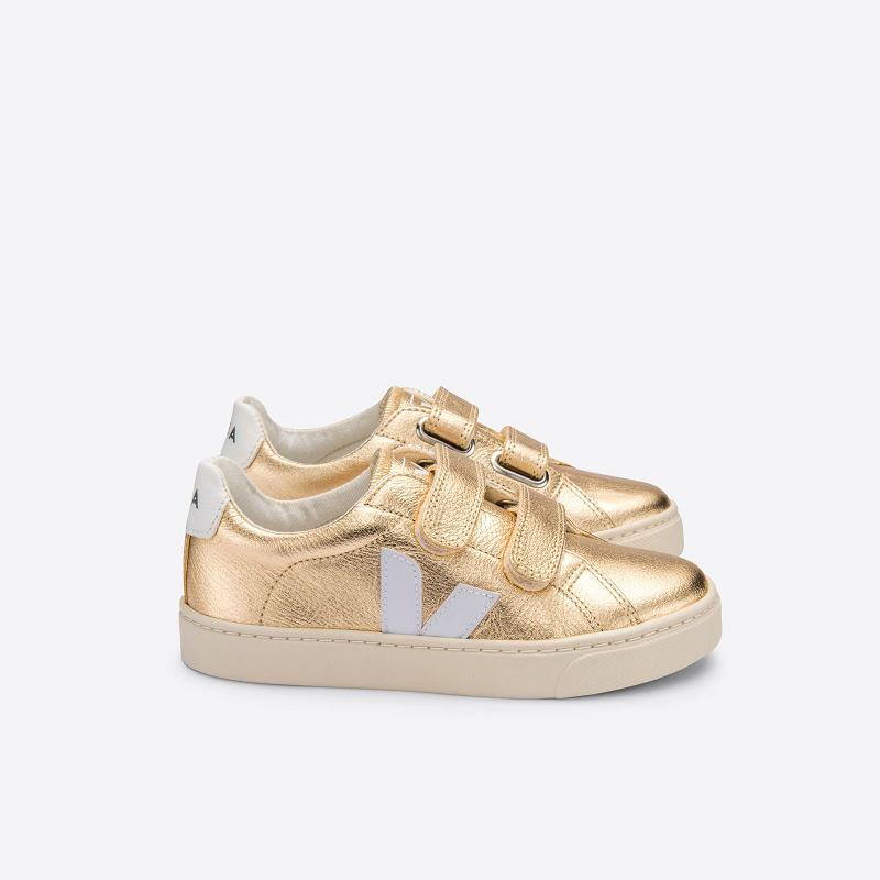 Zapatillas Veja Niños Madrid - Esplar Velcro Tenis Blancas ES1879314